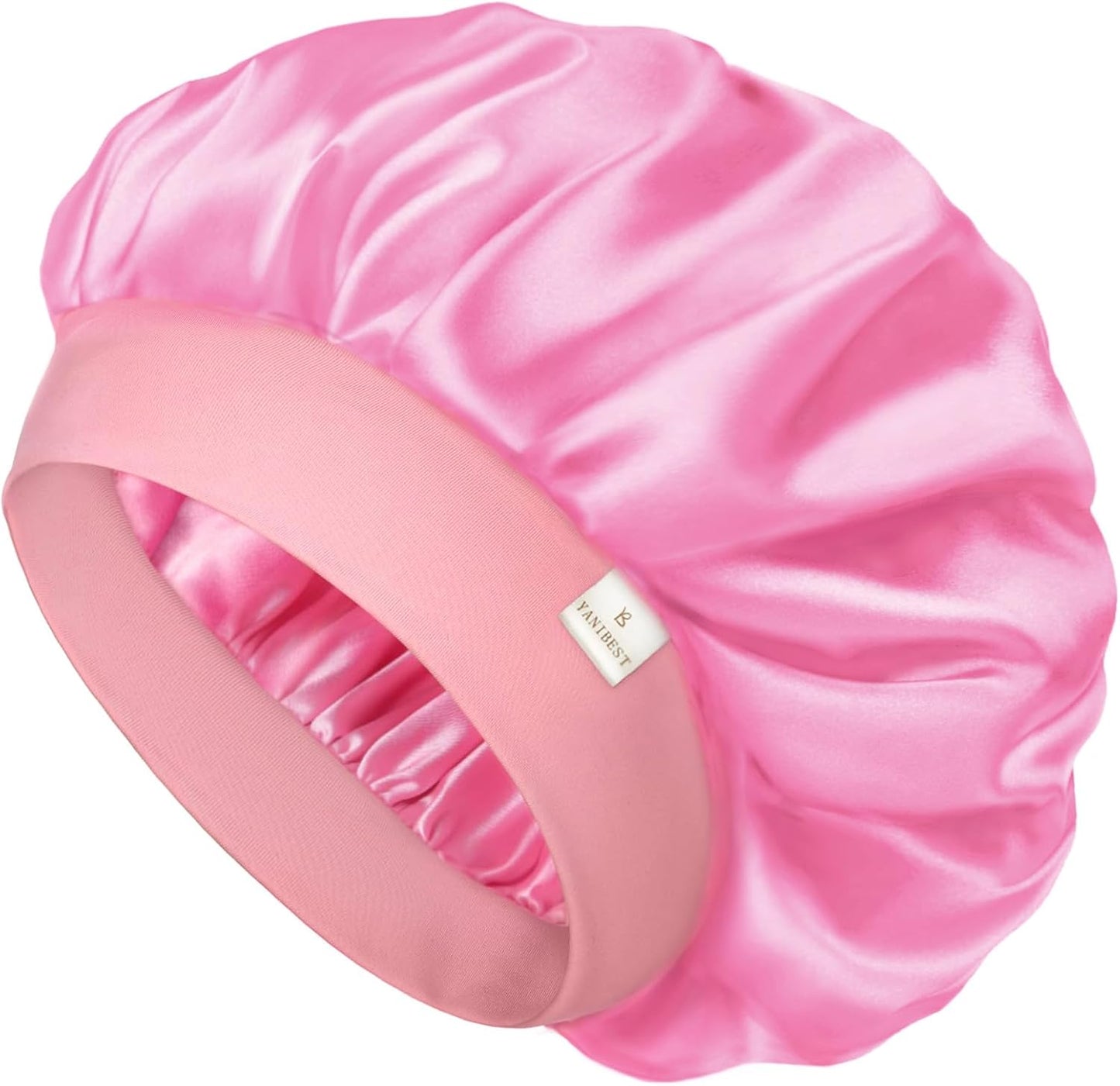 Silk Bonnet for Men & Women - Double Layer Satin Sleep Cap for Natural Curly Hair | Unisex Design