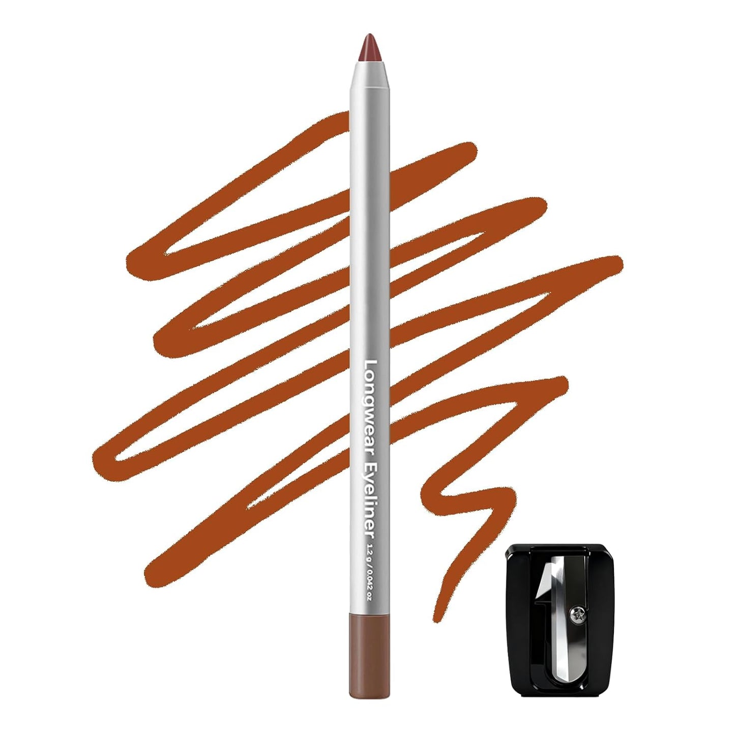 Deep Purple Plum Eyeliner Pencil - Waterproof, Long-Lasting, High-Pigmented Formula | Ideal for Mature Skin