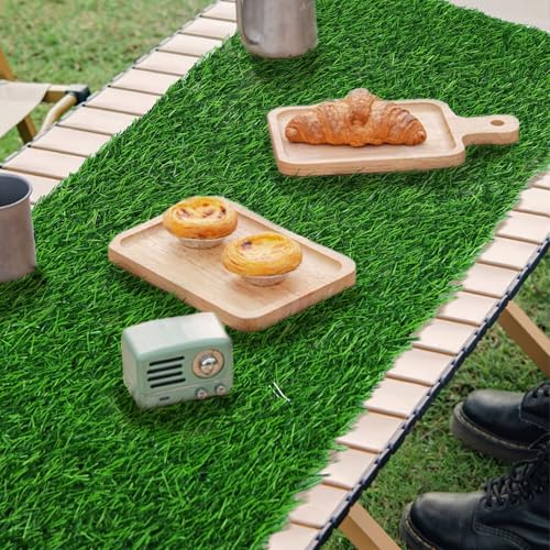 Artificial Grass Table Runner for Weddings & Parties - 13" x 31.5"