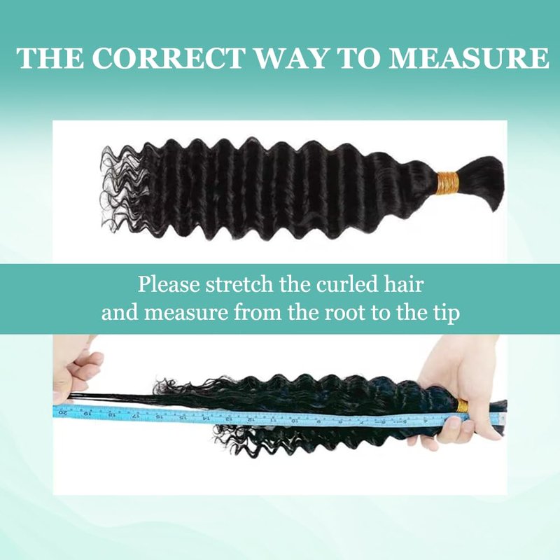 Human Braiding Hair - T30 Ombre Deep Wave Extensions | 18 Inch, 150g, 6 Bundles for Boho Braids