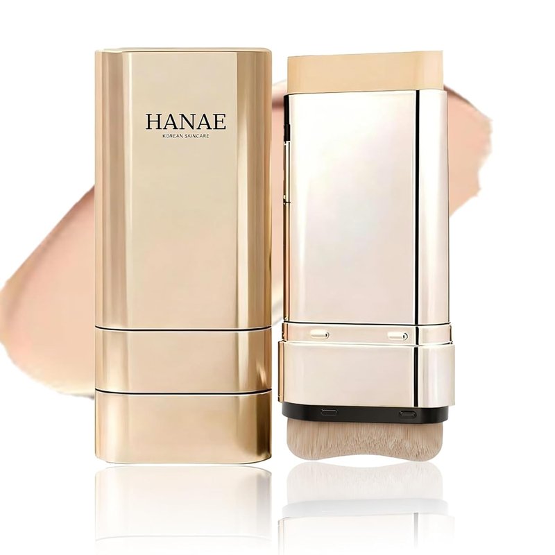 Korean Dual-Ended Foundation Stick - Natural Seamless Finish & Long-Lasting Coverage | All Skin Types