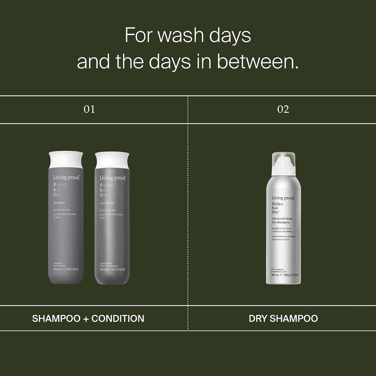 Living Proof Perfect Hair Day Shampoo - Hydrating Formula for Long-Lasting Shine | Gentle Cleansing & Luxurious Lather