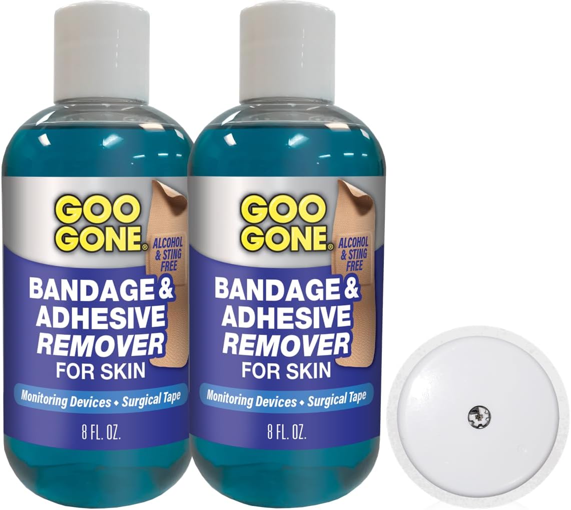 Goo Gone Skin Adhesive Remover - Pain-Free Removal for Sticky Residue | 8 oz.