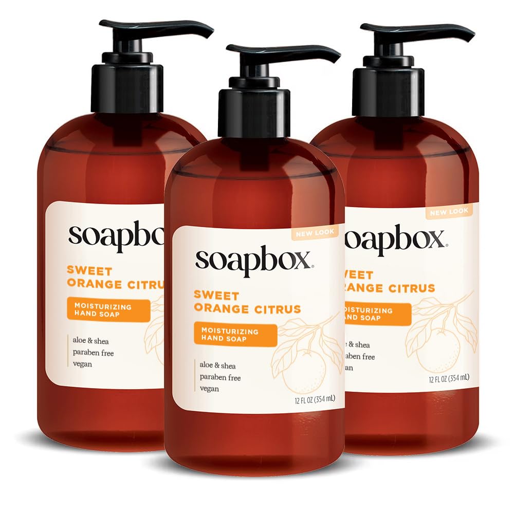 Spiced Vanilla Liquid Hand Soap - Moisturizing Gentle Cleanser | 4 Pack, Clean Ingredients Free of Harsh Chemicals