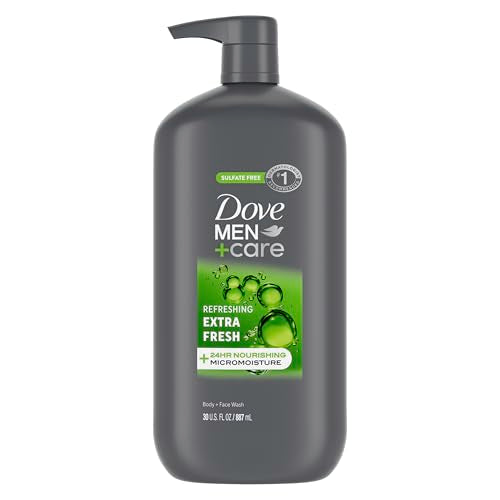 Dove Men+Care Extra Fresh Body & Face Wash 30 oz - Hydrating Clean