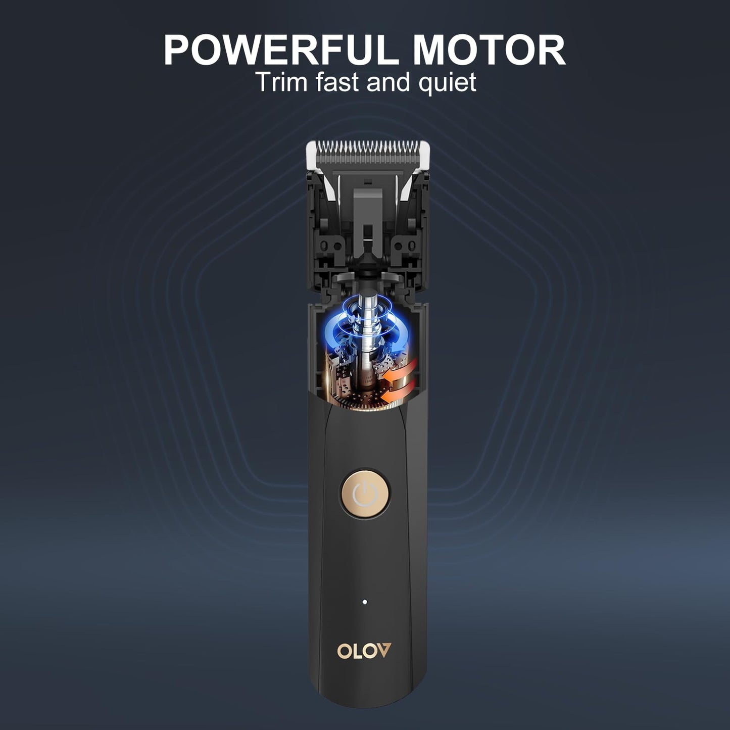 Electric Body Hair Trimmer - Groin Trimmer for Men - Bikini Trimmer Women - Wet/Dry Shaver Groomer, Replaceable Ceramic Blade Heads, USB Recharge Dock, Hygiene Razor, Christmas Gift Wrapping, Black