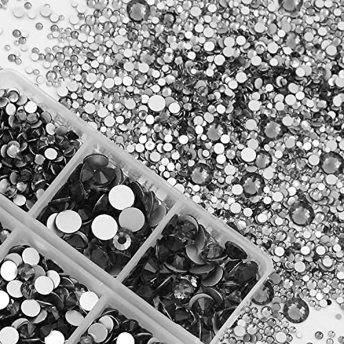 NCB 8000pcs Non Hotfix Rhinestones for Nail Art & Crafting