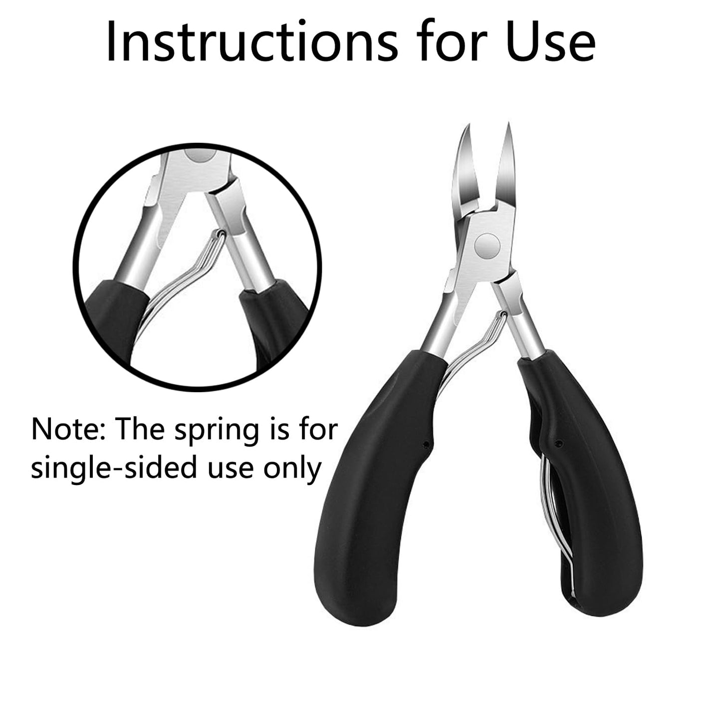CHEMAILON Professional Ingrown Toenail Correction Kit - Stainless Steel Ingrown Toenail Clippers, Correction Patches, Lifter & Tools for Ingrown Toenail Treatment, Home Pedicure Solution