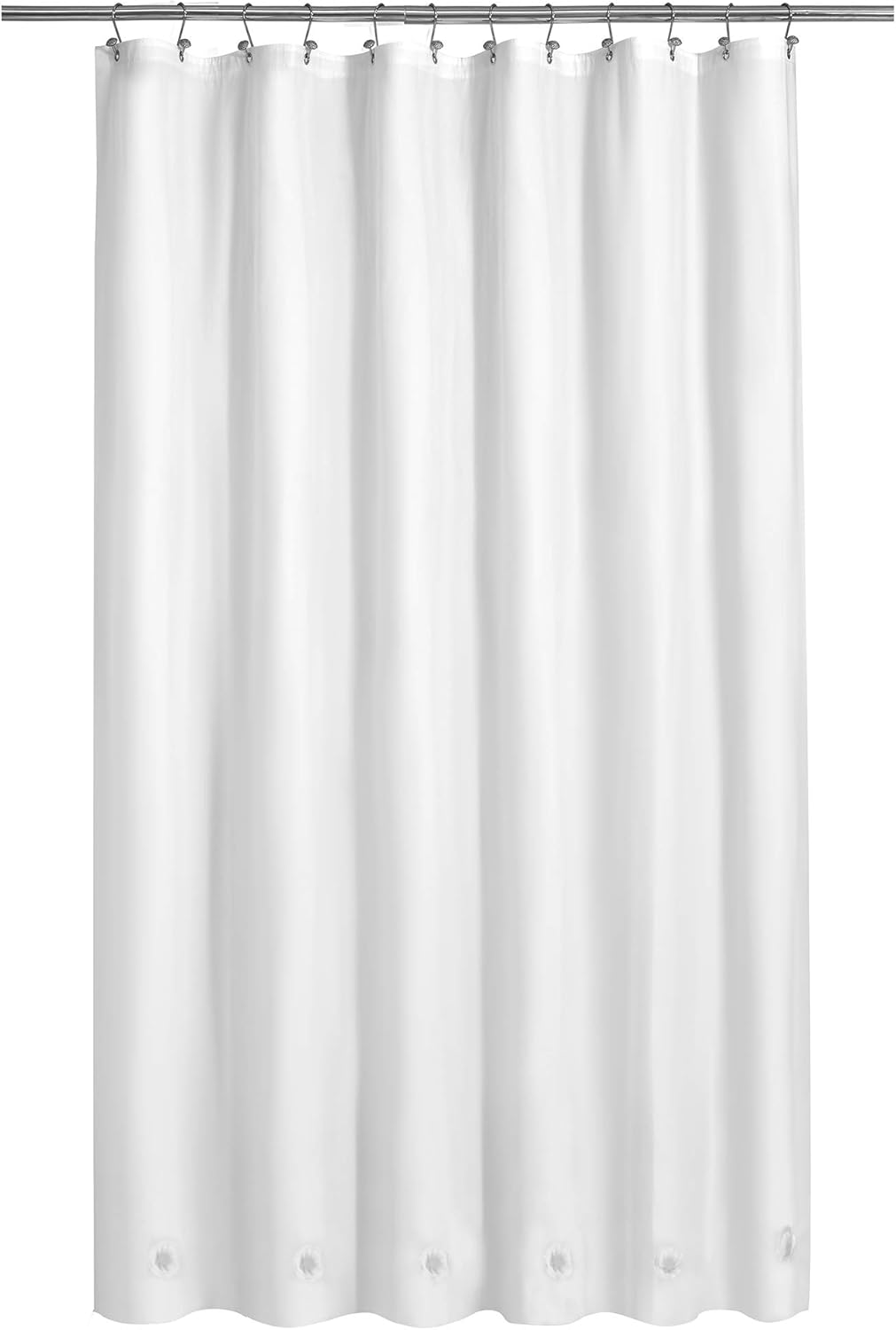 Clear Plastic Shower Liner - Premium Waterproof PEVA Curtain with Rustproof Grommets & 3 Magnets | Standard Size