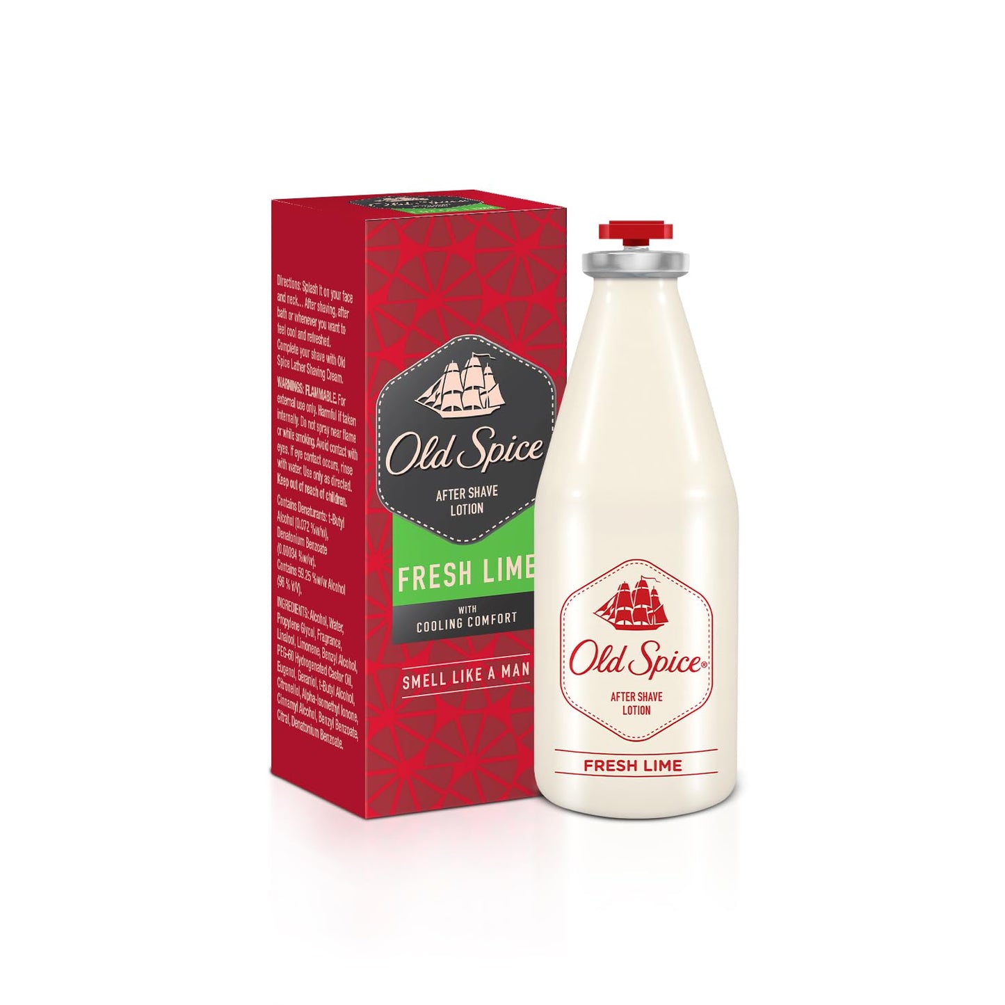 Old Spice After Shave Lotion, Fresh Lime 50ml