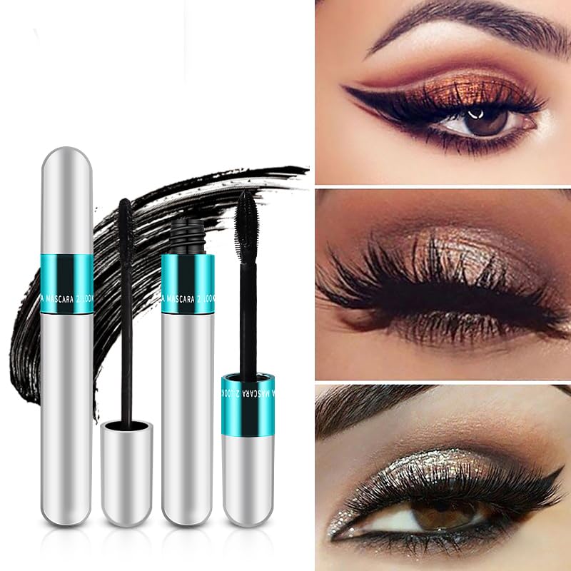 VIBELY 3-in-1 Eye Makeup Set: Mascara, Liquid Eyeliner & Eyebrow Pen (10 fl oz)