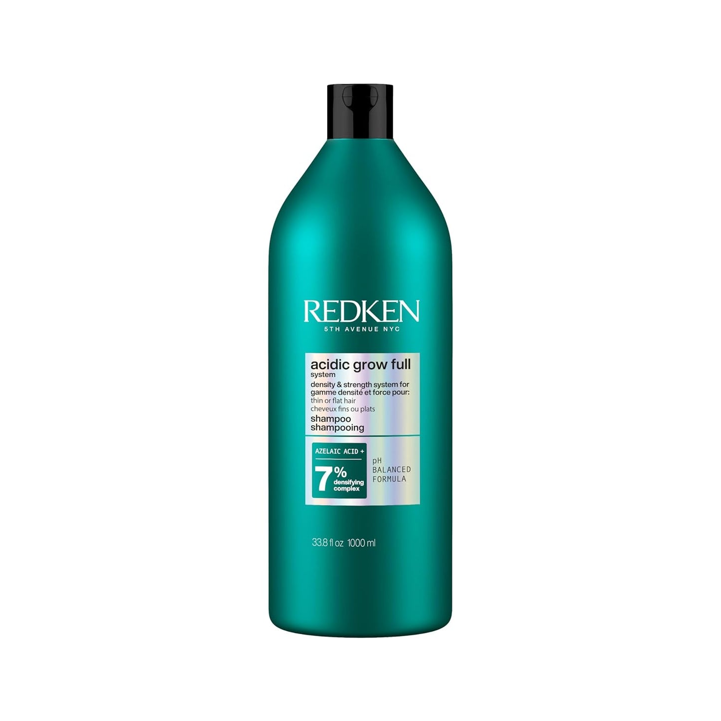 Redken Acidic Grow Full System Densifying Shampoo - Lightweight Formula for Thicker, Fuller Hair | Gentle Cleansing & Scalp Hydration