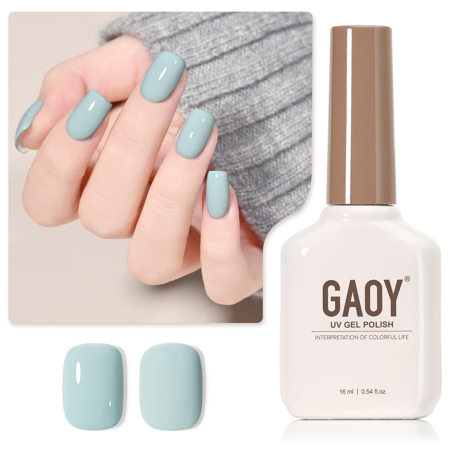Sheer Light Pink Gel Nail Polish - 16ml UV Cure Jelly Milky White Peach for DIY Manicure & Pedicure