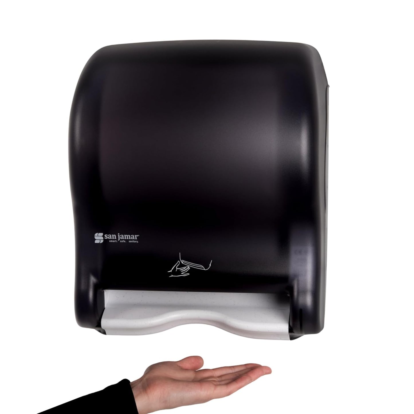 Smart Essence Electronic Roll Towel Dispenser - Touchless Design | Black Finish