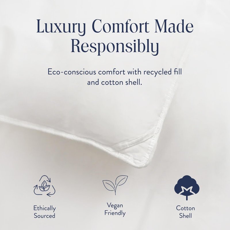 Brooklinen Heavyweight Down Alternative Comforter - King/Cali King - Extra Warm Winter Duvet Insert - Thick, Cozy 100% Cotton Sateen Shell, Baffle Box Construction - Luxury Plush Bedding