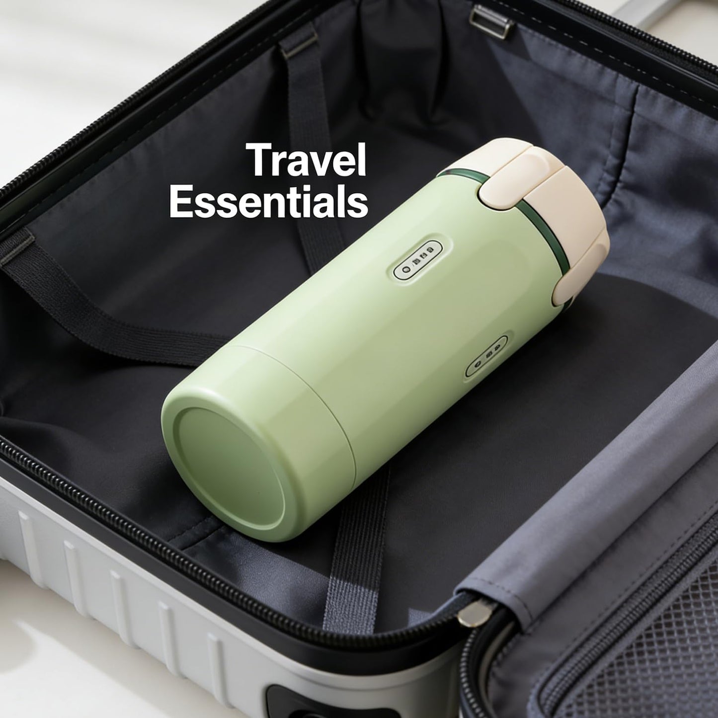 4 in 1 Travel Dispenser, 4 Pack 1OZ/30ML Travel Bottles with Stickers for Toiletries, Leak Proof Travel Size Containers, Portable for Shampoo Lotion Conditioner Cream Green