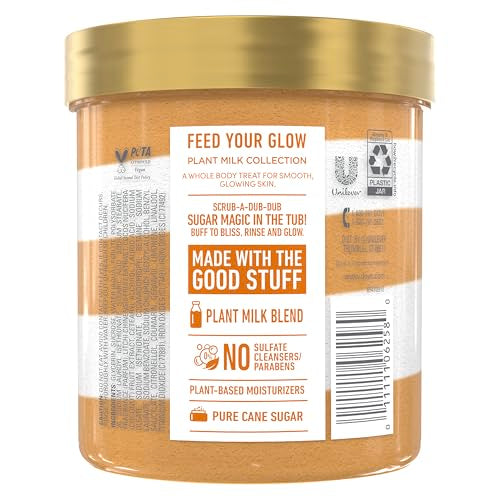 Dove Coconut & Lychee Sugar Body Scrub 15 oz - Exfoliating & Hydrating