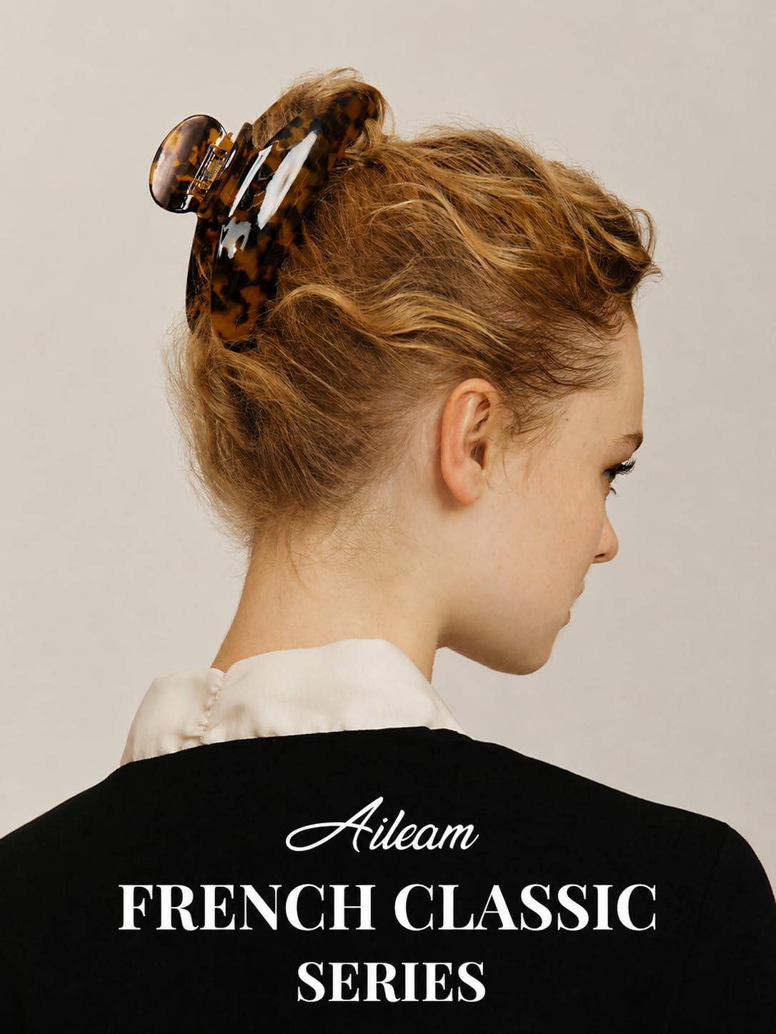 Hair Claw Banana Clips - Tortoise & Leopard Print Celluloid Barrettes | Large Fashion Accessories for Women
