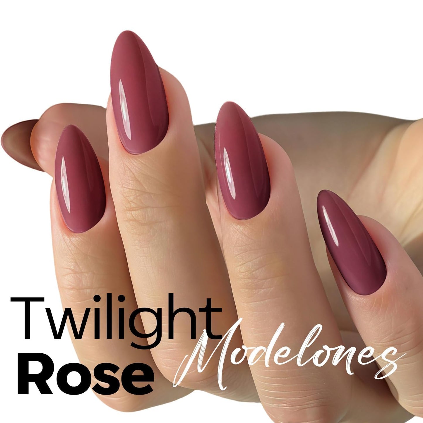 Purple Gel Nail Polish - Plum Rosy Soak Off Nail Art for Valentine's Day | 15 ML