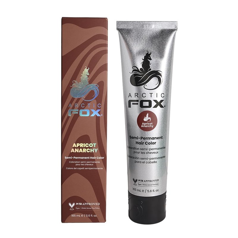 Arctic Fox Semi-Permanent Hair Dye - Apricot Anarchy | Vegan & Ammonia-Free, 5.6 fl oz