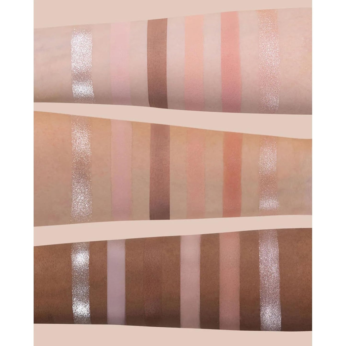 Swan Ballet Six-Color Makeup Palette - Neutral Pink Shades with 4 Matte & 2 Shimmer | 0.23 Oz