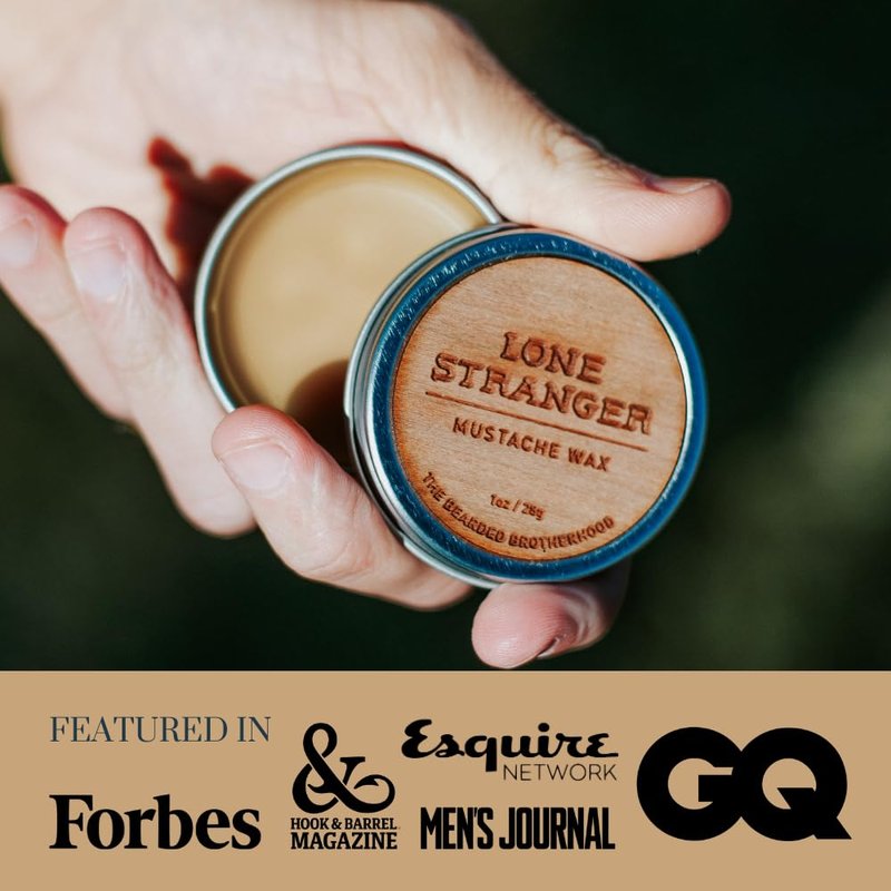 The Bearded Brotherhood TBB Lone Stranger Classic Beard Balm – Amber, Coffee, Clove & Coriander Scent – Conditioning & Styling Balm for Men’s Beards, 2 oz