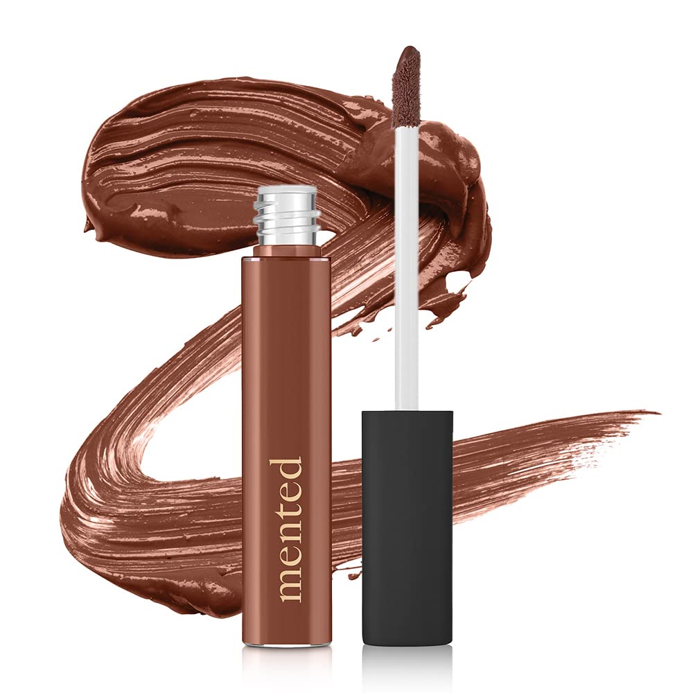 Mented Cosmetics Lip Gloss for Women Tinted Lip Balm Stain, Long Lasting Buildable Moisturizing Lipgloss Lipstick Topper, Made in USA, Cruelty Free Vegan Makeup, Send Nudes