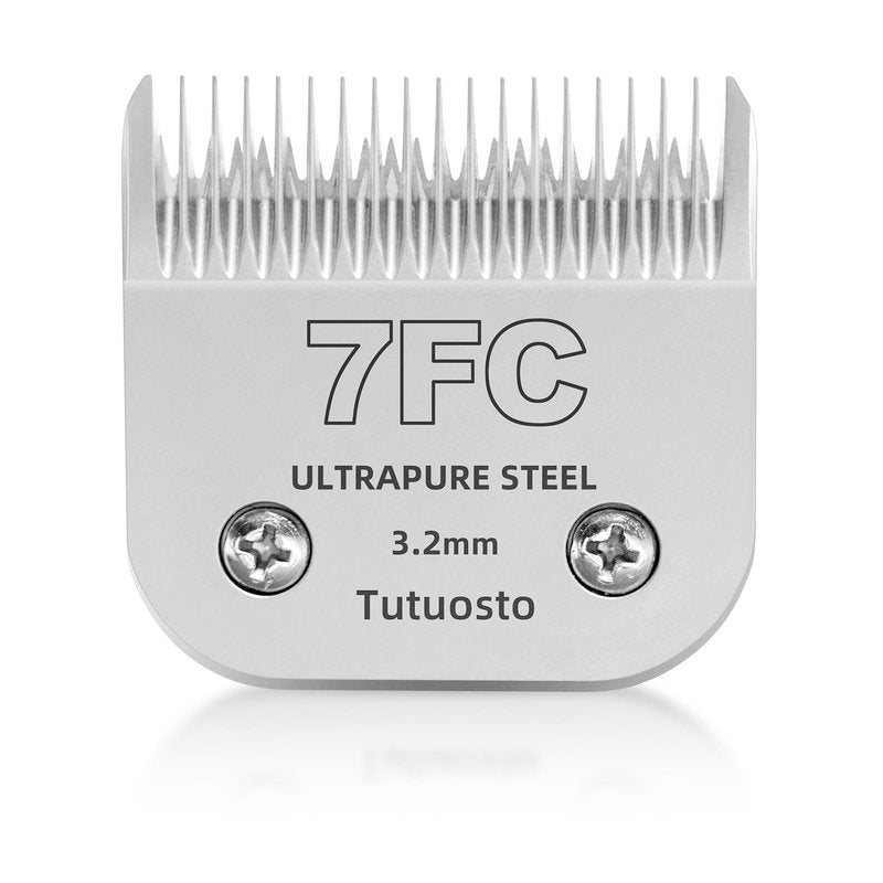 Tutuosto 7FC Clipper Blades Pet Grooming Clipper Replacement Blades Detachable Blade Compatible with andis/wahl/Oster Dog Clippers