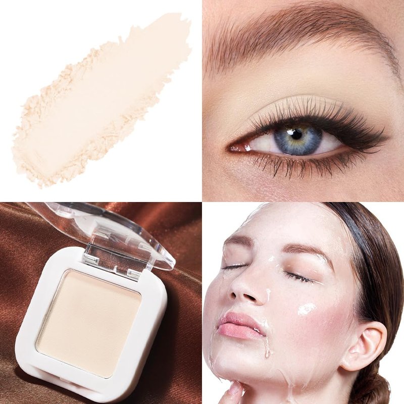 Neutral Nude Eyeshadow Palette - Light Beige & Ivory Matte Shades | Soft Blendable Makeup for Mature Skin, Vegan & Cruelty-Free