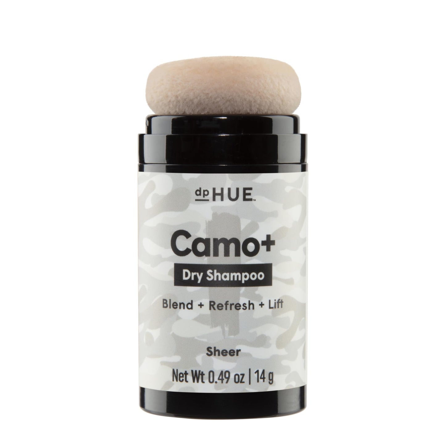 dpHUE Camo+ Dry Shampoo, Sheer - Absorbs Oil & Adds Visible Volume - Non-Aerosol - Lightweight, Natural-Looking Finish
