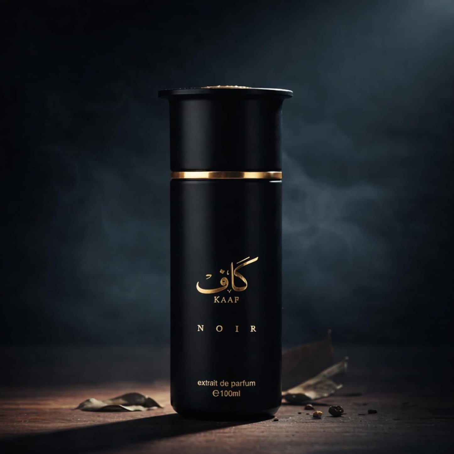 **Kaaf Noir Extrait De Parfum - Luxury Unisex Long Lasting Perfume | Citrus Woody Aromatic Fragrance with Vetiver, Lavender, Musk - 3.4 Oz**