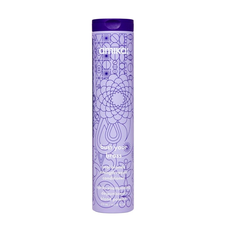 Amika Bust Your Brass Cool Blonde Conditioner - Strength Repair, 275ml