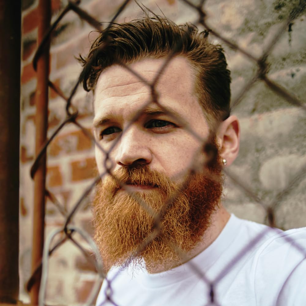 ZEUS Natural Beard Oil for Men, Premium Grooming Oil to Soften, Hydrate, Condition & Control Frizz in Beard and Mustache (Made in USA) Tea Tree