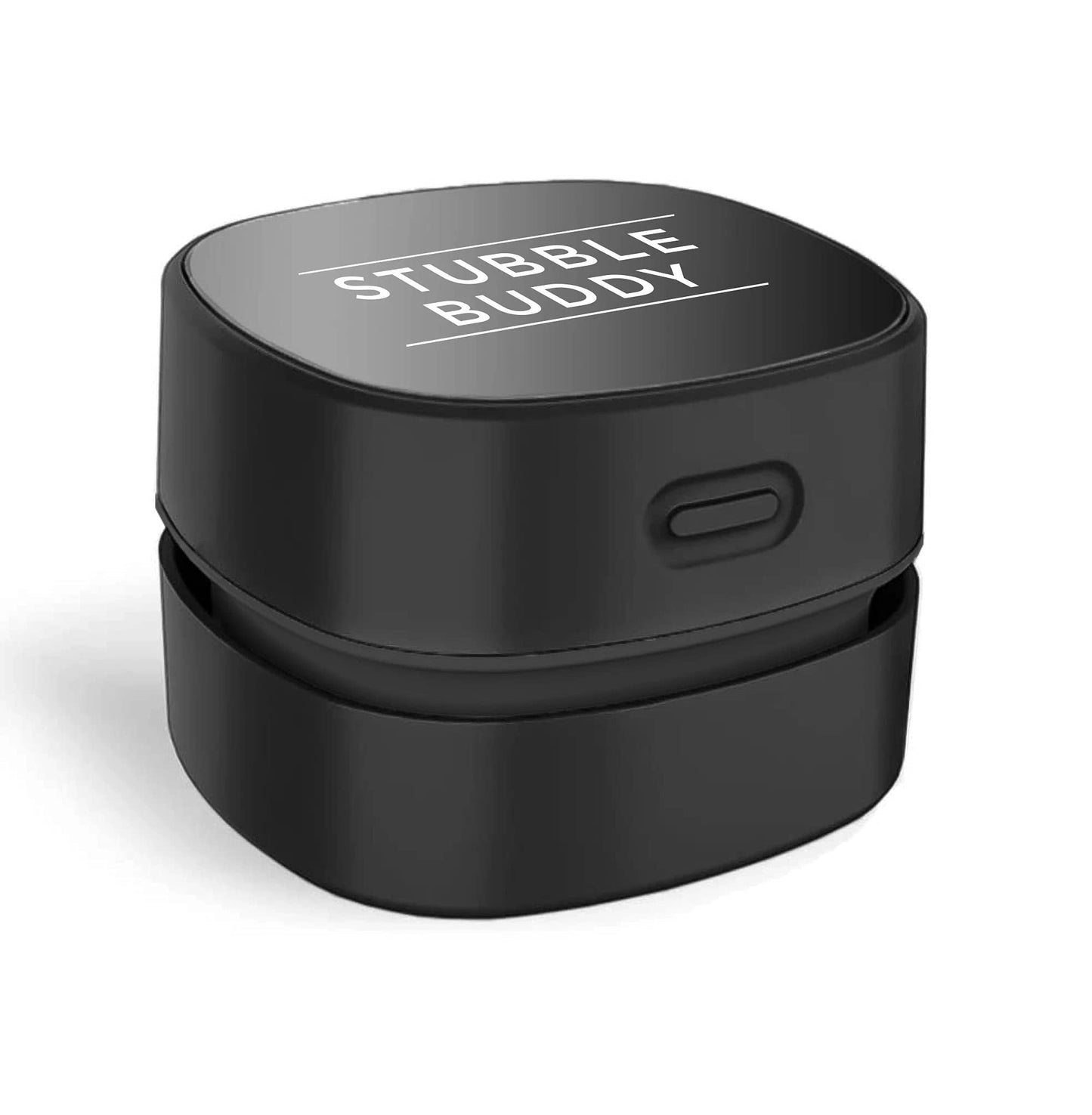 Pete & Pedro The Stubble Buddy - Portable Beard & Facial Hair Cleanup Trimming & Manscaping Handheld Mini Vacuum | Cordless USB Rechargeable Hair Clippings Cleaner | As Seen on Shark Tank