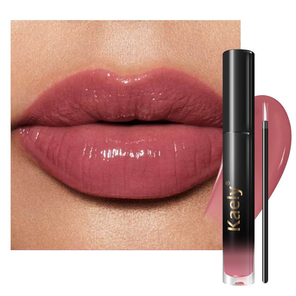 Kaely Longwear No-Budge Lipstick - Highly Pigmented Liquid Lip Color, Waterproof & Smudge-Proof | 24-Hour Wear, Vegan, 18 Nude