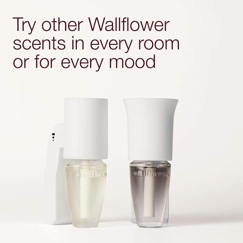 Wallflowers Fragrance Plug - White Flare Design Plug-In Air Freshener for Bedrooms & Living Spaces | 2 Pack