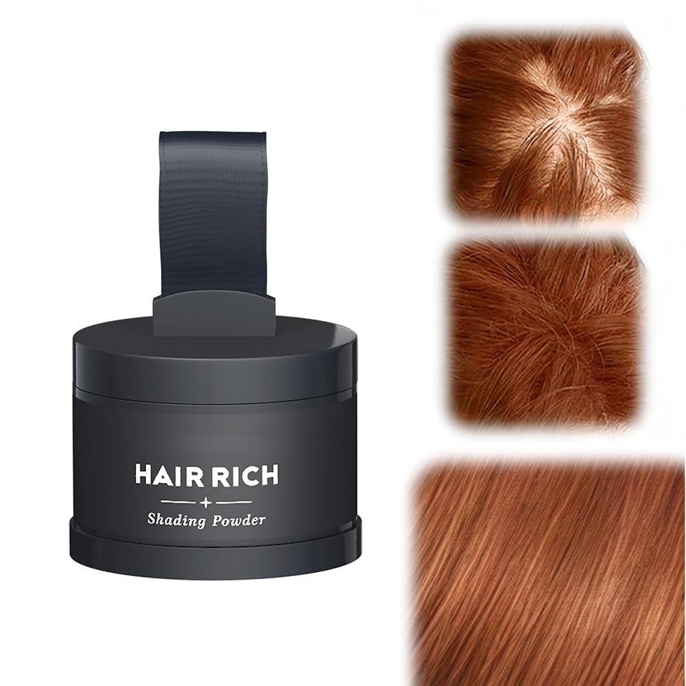 Hair Density Filler - 24-Hour Stain-Proof Hairline Powder for Bald Spot Concealing | Auburn Color