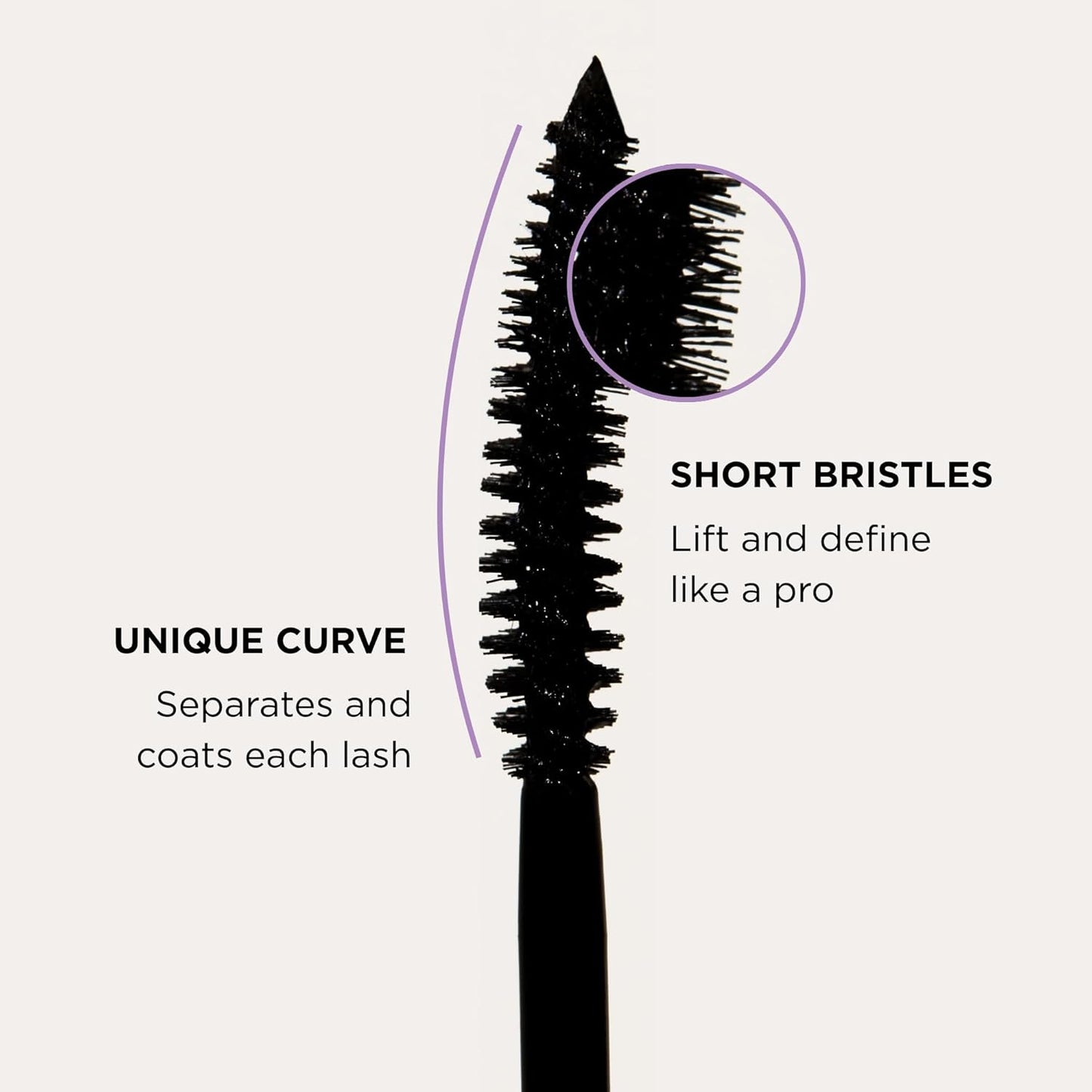 Haleys Lash Extension Mascara - Lengthening & Curling Black Mascara | Smudge-Proof, Non-Clumping Formula for Fuller Lashes