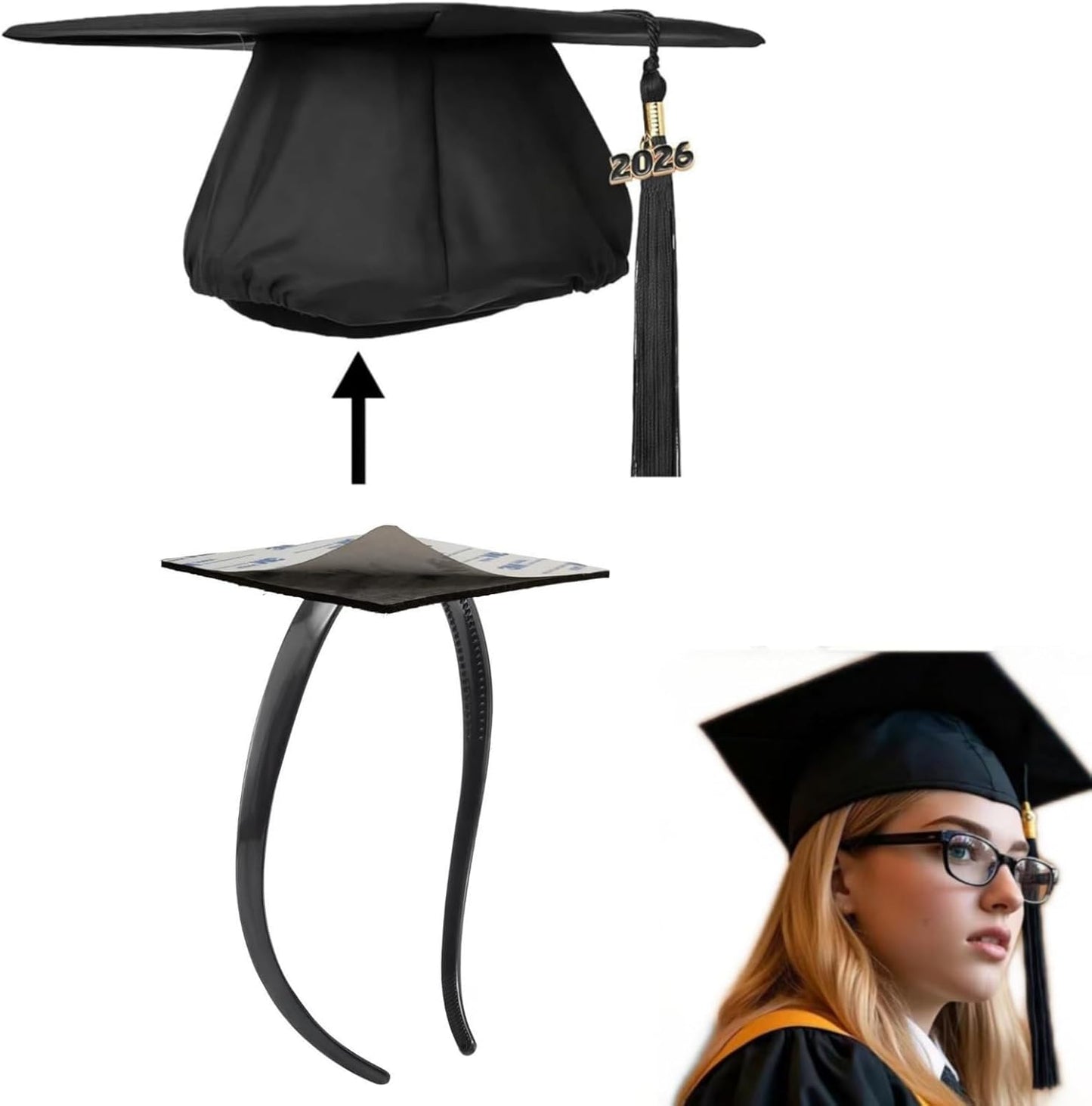 Graduation Cap Headband - Stylish Accessory for Glasses Wearers | Perfect for Graduates