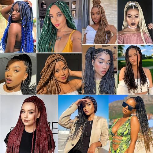 TBUG 30 Inch Pre Stretched Braiding Hair - 8 Packs Natural Yaki Texture
