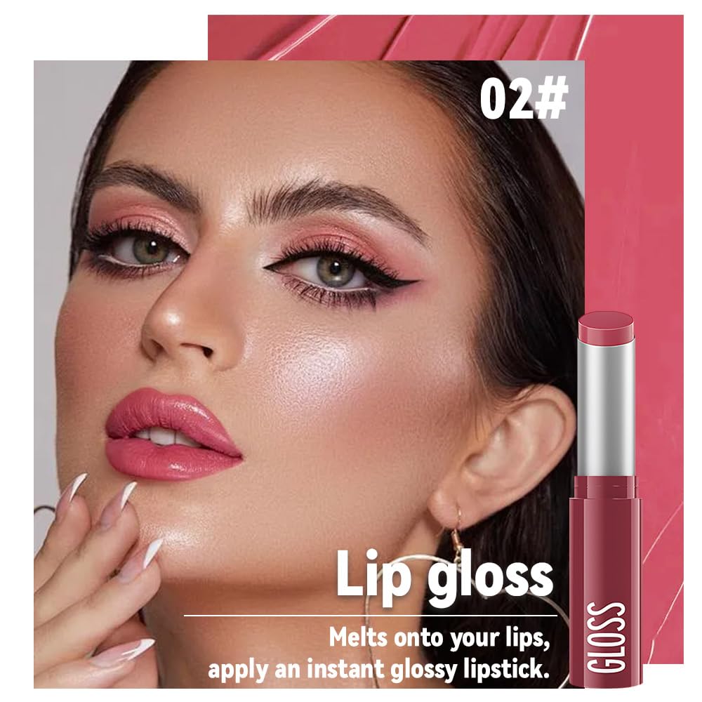 Pink Honey Tinted Lip Stain - Hydrating Lip Balm & Gloss | Moisturizing Lip Color for All Skin Tones