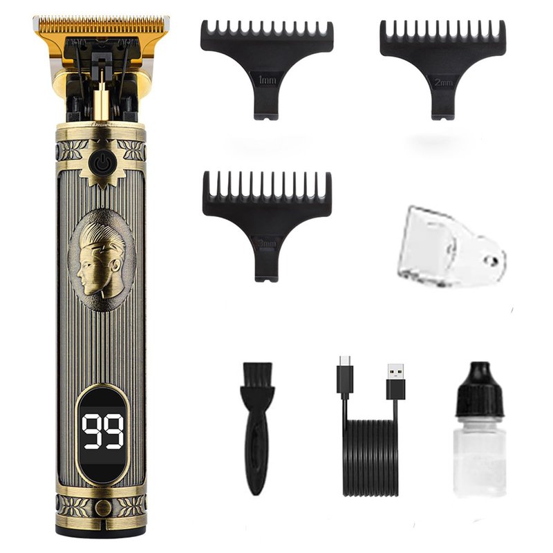 VanEdwinPRO Professional Hair Trimmer for Men, Beard Trimmer for Men — Edging Beards, Mustaches, Stubble, Sideburns, Hair Clippers for Men with Powerful Rotary Motor, Electric Shaver Razor for Men