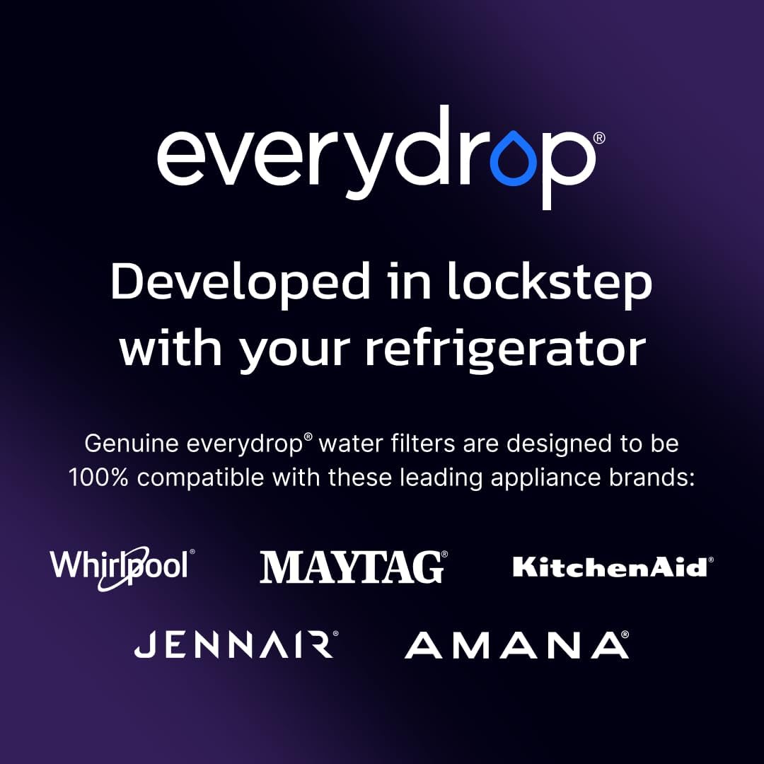 Everydrop Ice and Water Refrigerator Filter 1 | EDR1RXD1, Single-Pack Replacement Filter