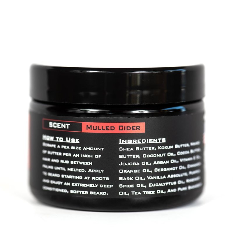 Badass Beard Care Beard Butter For Men - THE PILGRIM, 3 oz - Made of Natural Ingrediens for Healthy, Soften and Itchness Free Beard and Mustache