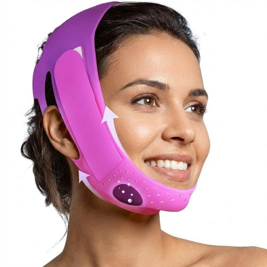 AELuxLas Chin Strap for Sleeping - Soft Silicone Double Chin Reducer Eliminator for Women Men, Reusable V Line Chin Lifting Mask Face Slimming Strap, Breathable Face Shaper For jawline And Double Chin