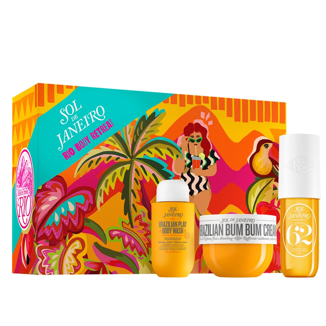 Sol de Janeiro Gift Set - Brazilian Bum Bum Cream & Play Body Wash | 5 fl oz & 3 fl oz