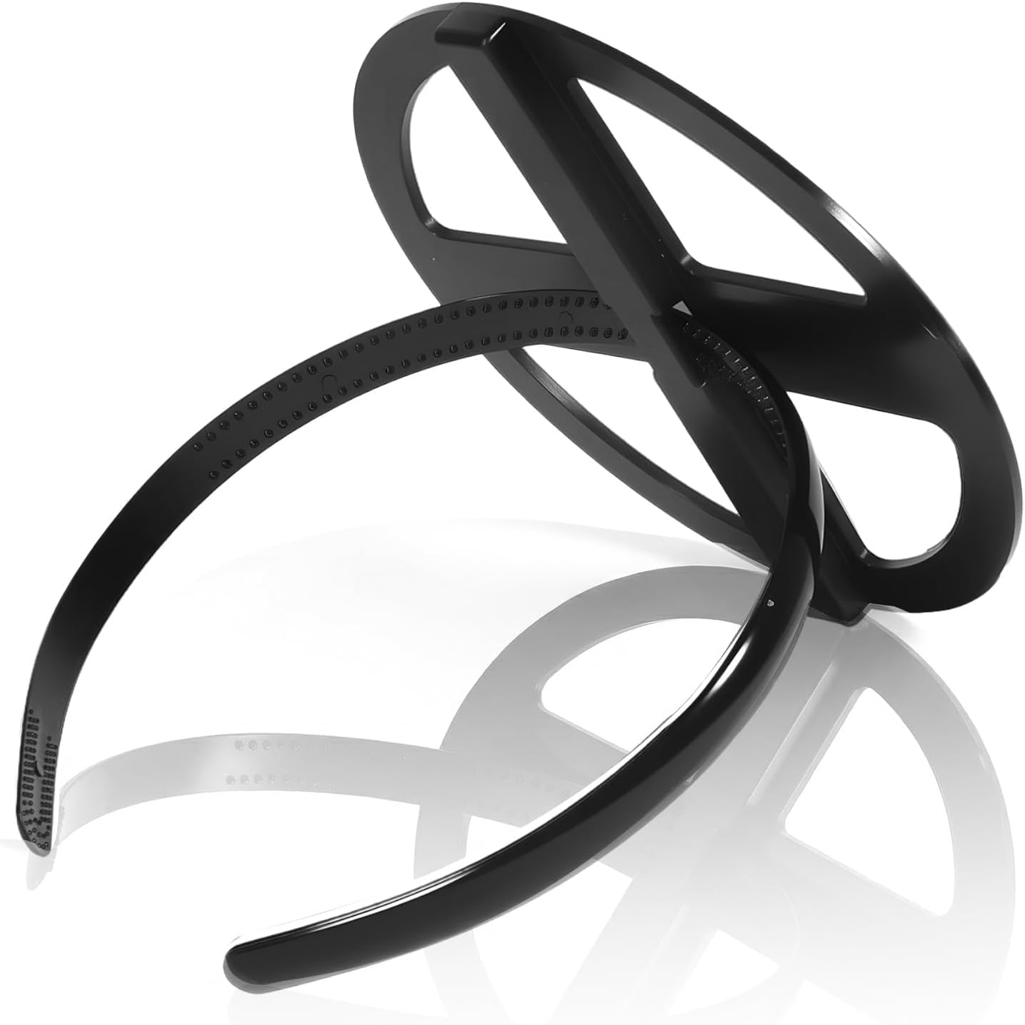 Black Graduation Cap Headband - Secure Hairstyle for Graduates | Comfortable Fit