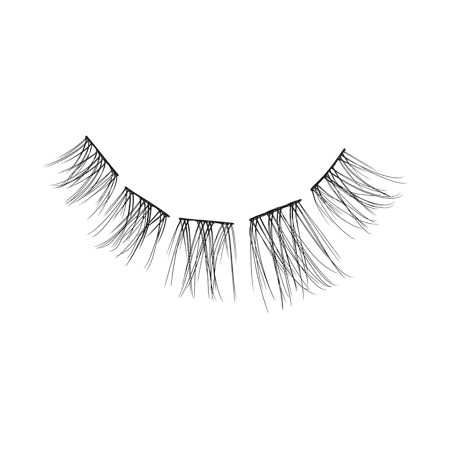Falscara False Eyelashes - Ultra Natural Lash Clusters, 8mm-14mm, 50 Wisps, Contact Lens Friendly, Reusable