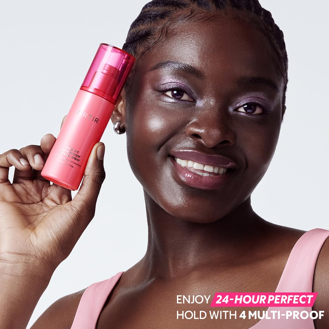TIRTIR Waterproof Setting Spray - 24-Hour Long-Lasting Makeup Finisher | Ethanol-Free, Semi-Matte for Oily Skin
