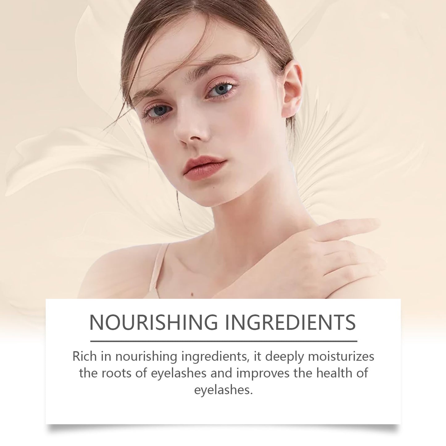 Eyelash Serum for Growth, Beauty Enhancement, Eyelash Growth Serum, Gentle & Moisturizing, Natural Curl, Eyelash Serum for Natural Lashes and Eyebrows